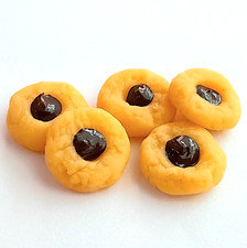 100 Dollhouse Miniature Chocolate Cookies Doll Mini Bakery Food Wholesale Lot