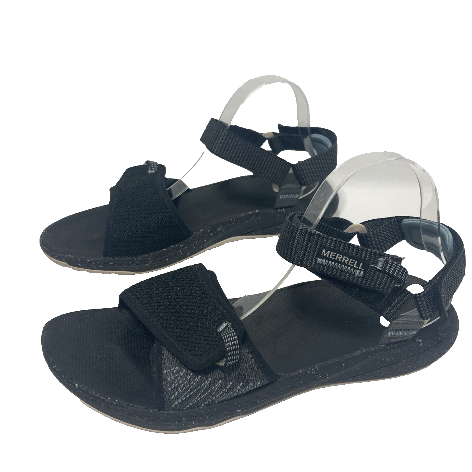 Merrell Shoes Bravada sandali con cinturino posteriore suola Quantum Grip nero grigio donna 10