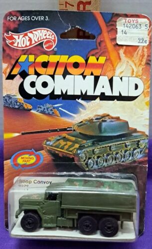 Vtg Hot Wheels Troop Convoy #9379 Action Command Military Diecast 1984 - Picture 1 of 15