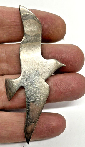 Vintage INTERNATIONAL STERLING Sterling Silver Bird Pendant/Brooch/Pin