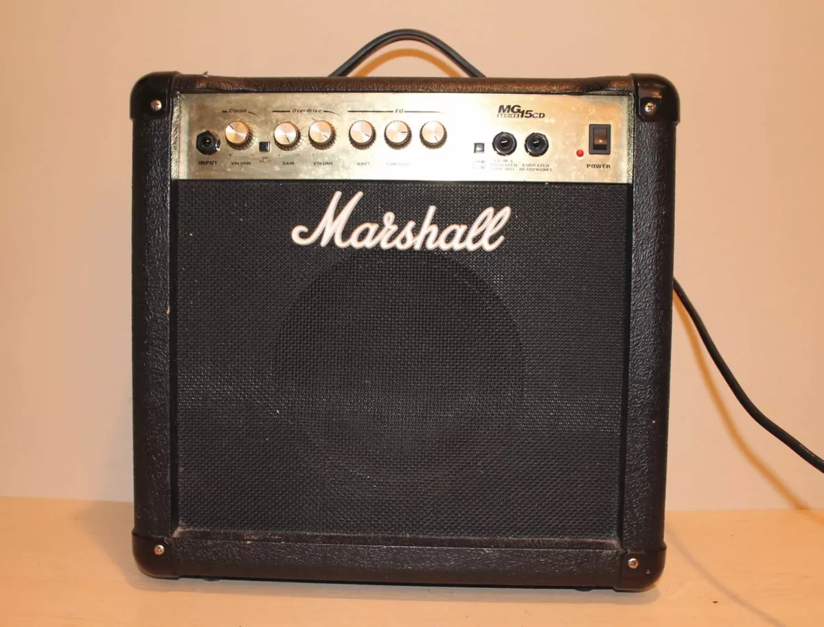 MARSHALL MG15CD 15 Watts Amplifier WORKS GREAT!