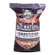 Pit Boss 100% All-Natural Hardwood Competition Blend BBQ Grilling Pellets, 40 Po