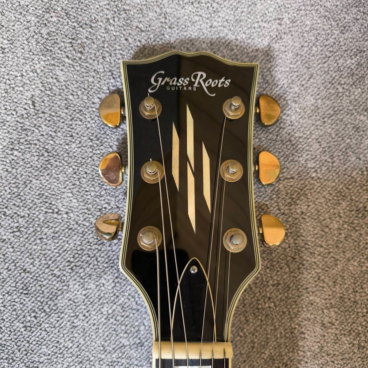 Grass Roots Les Paul Custom Type Black ESP Electric Guitar 3.9kg