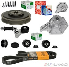CONTI 6PK2490+Keilrippenriemensatz Span.A+WP+R.S für Audi A4 A6 A8 Q7 2.7 3.0TDI