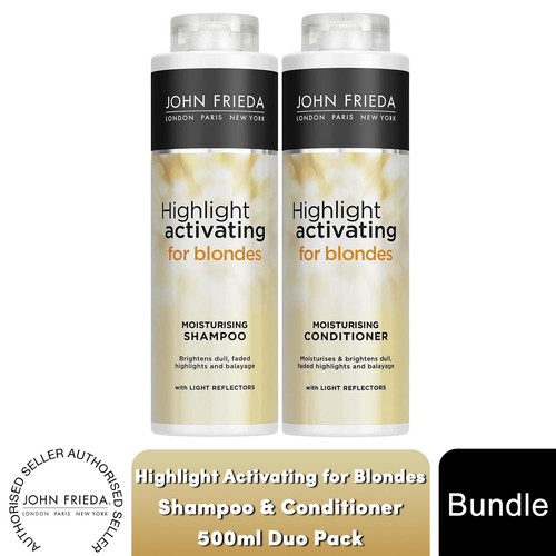 Champú y acondicionador activador John Frieda Sheer Blonde Highlight nuevo paquete dúo - Imagen 1 de 9