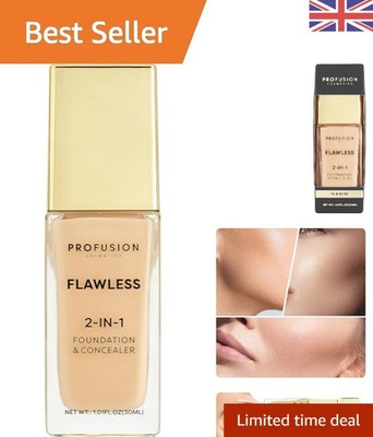 2-in-1 Foundation und Concealer - Fair Beige, makellos vollflächig | Matt