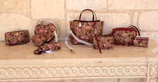NWT COACH Bag or Accessory Options in Signature Canvas Cherry Print IM/Tan