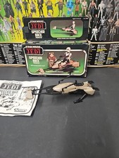 Star Wars 1983 Speeder Bike With Box Complete And All Original Kenner