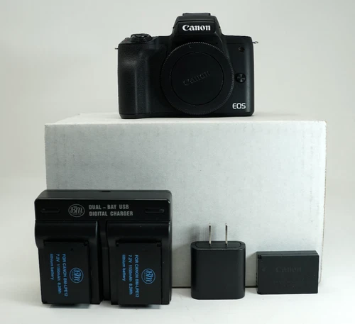 Canon EOS M50 Mark II 24.1MP Mirrorless Camera Body