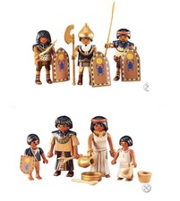 Playmobil Egyptian Soldiers & Family Sets 6488 and 6492 - New Sealed 2016