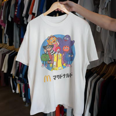 McDonald's 80s Japan T-Shirt Vintage Style S-5XL | eBay