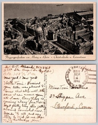 Mainz Rhein Christuskirche Kaiserstrasse Postcard
