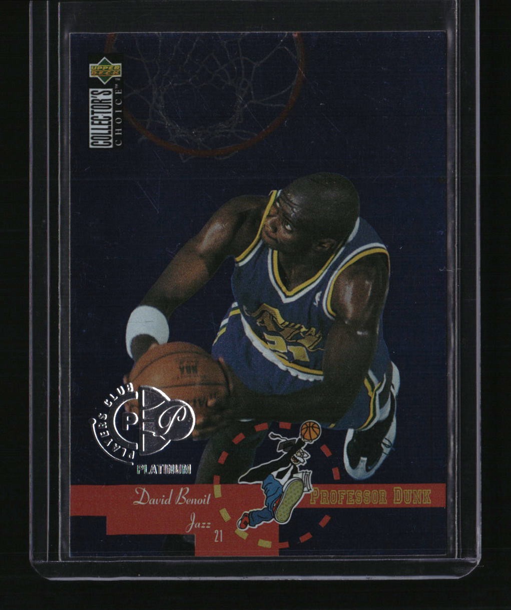 1995-96 Collector's Choice #204 David Benoit Platinum Player's Club
