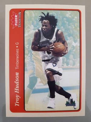 2004-05 Fleer Tradition Troy Hudson #162 Minnesota Timberwolves N Basketball
