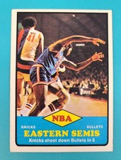1973-74 Topps #62 NBA Eastern Semis Basketball Card Buy 10+ 50% Off W1