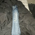 Miss Me Embellished Rhinestone Button Denim Women's Jeans Blue Medium Wash — photo 6