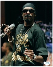 Snoop Dogg Signed Autographed 8x10 Photo Rap Hip-Hop ACOA
