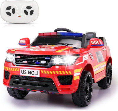 Fire Truck Ride on Car 12V Electric Firetruck Battery Powered Vhicles for Kids t