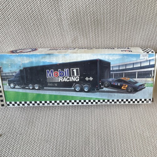 Mobil Racing Toy Race Car Carrier Limited Edition 1994 Gas & Oil Theme