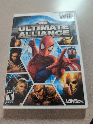 Nintendo Wii Marvel Ultimate Alliance Tested Complete In Box CIB 