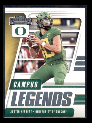 2021 Panini Contenders Draft Picks - Campus Legends Justin Herbert #9