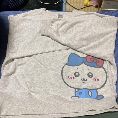 Chiikawa Hello Kitty Trainer size 3L Long Sleeve Chest:39.37-45.27'' Sanrio size