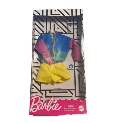 Barbie Fashion Pack Color Block Jacket & Yellow Shorts - NIB