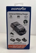 DigiPower Universal Battery Charger TC-U450 Lithium-ion, NiMH, AA/AAA Batteries