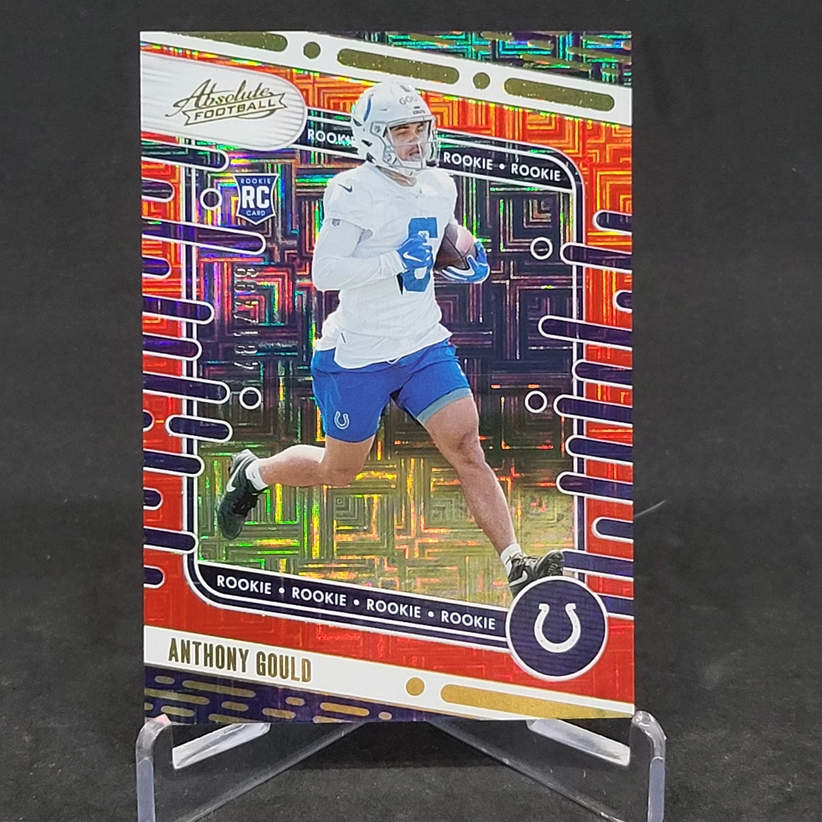 2024 Panini Absolute Football Red Squares Anthony Gould #192