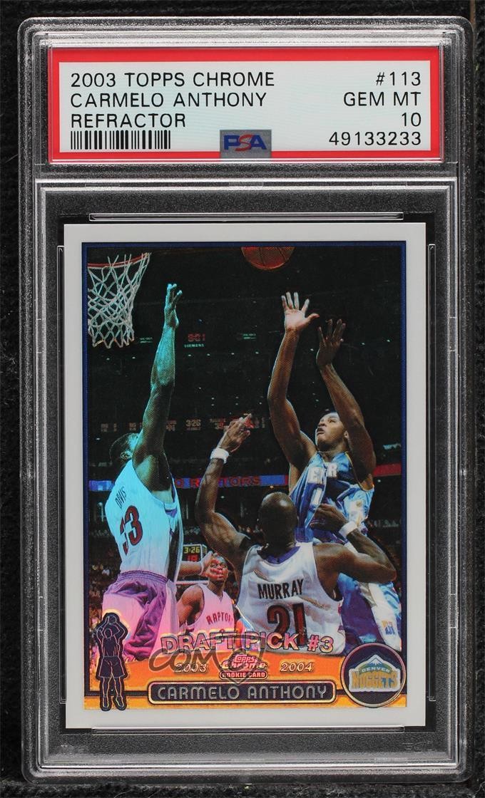 2025 Topps Chrome Roman Anthony Rookie Refractor — PSA 10