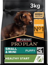 PRO PLAN Small & Mini Puppy Healthy Start Chicken Dry Dog Food 3Kg 6.59 per kilo