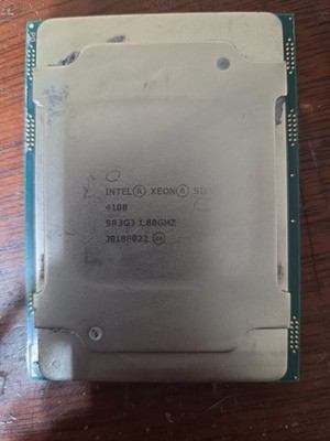 Intel Xeon Silver 4108 1.80GHz 8 Core 11MB FCLGA3647 CPU CD8067303561500 SR3GJ