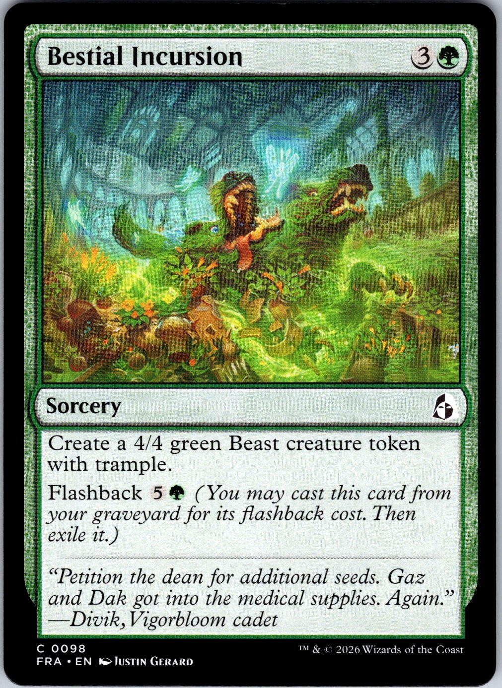 Bestial Incursion C Reality Fracture FRA Green