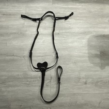 Dark Brown Leather Breast Plate for Horse Riding-