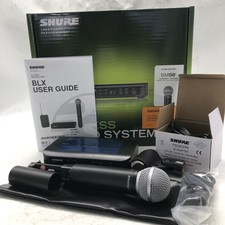 New BLX24/SM58 Wireless System with SM58 Handheld Vocal Microphone w/box US