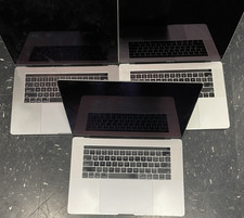 Lot of 3 late 2016 A1707 15" MacBook Pro Bad LCD Read SOLD-AS-IS
