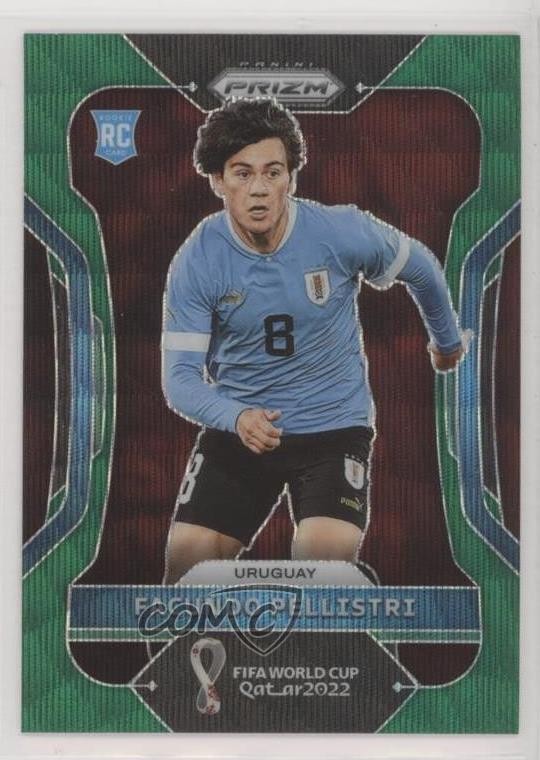2022 Panini Prizm World Cup Qatar Green Wave Prizm Facundo Pellistri #275 6q5