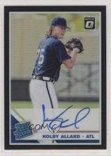 2019 Panini Donruss Optic Black Prizm 16/50 Kolby Allard #RRS-KA Auto gg8