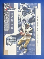2001 Fleer Game Time Football Kurt Warner St. Louis Rams #4
