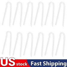 12pcs Size13 BTE Hearing Aid Earmold Tubes Pre-Cut Bent Clear Replacement Tubing
