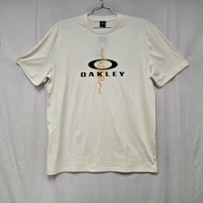 Oakley Mens Apparel Tee Short Sleeves Casual T-Shirt Arctic White Large New