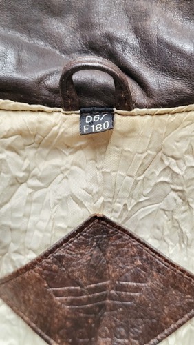 Chaqueta de cuero marrón vintage Adidas juegos de invierno 1932 - Imagen 8 de 11