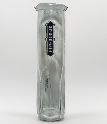 St Germain Elderflower Liquor Cocktail Decanter Glass Carafe 12'' EUC