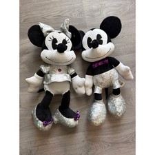 Set of Disney 100 Years of Wonder Mickey  Minnie plush dolls