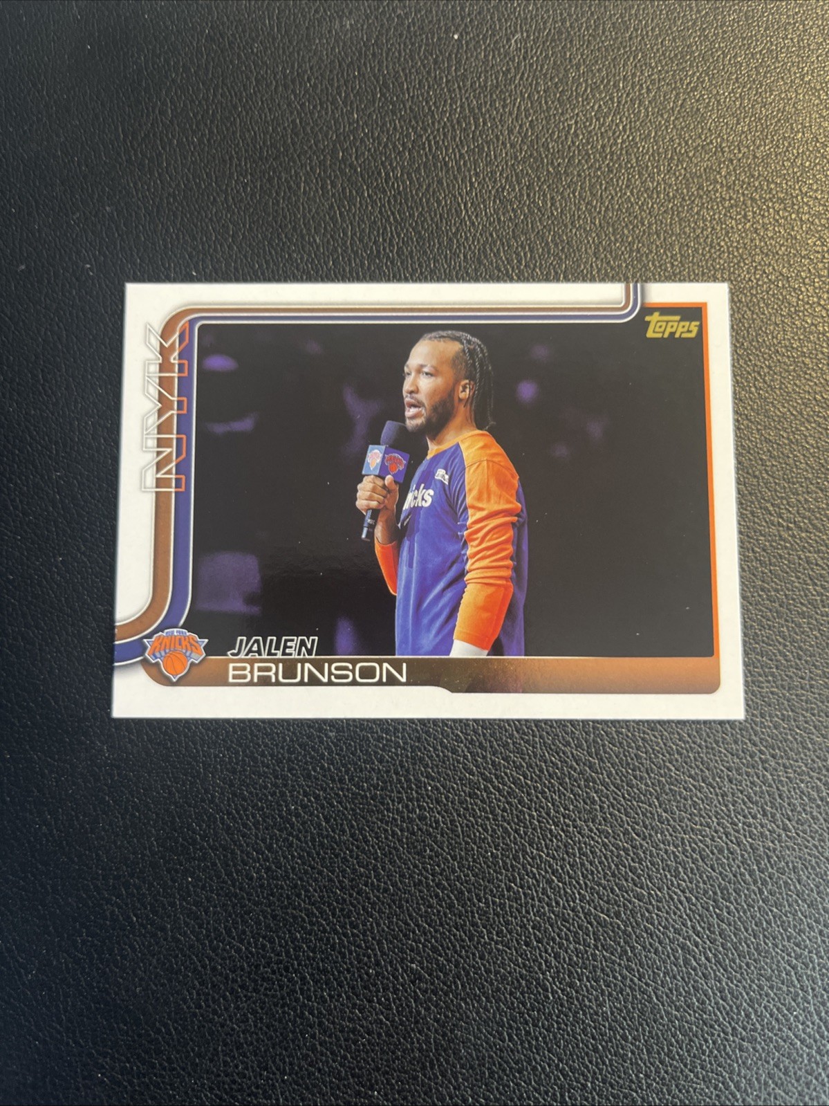 2025-26 Topps Basketball Jalen Brunson #14 Golden Mirror Image Variation SSP