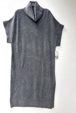 Worthington Gray Straight Turttle Neck Sweater Dress Women’s XXL Wool Blend NEW