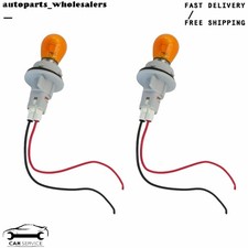 2x Front Turn Signal Light Socketbulbharness Fits Acura Integra Type R 94-01