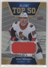 2019-20 Upper Deck Allure Top 50 Jerseys Vitalii Abramov Vitaly #T50-27 y1g
