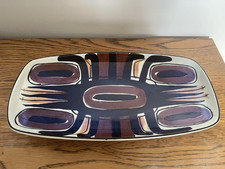 Aluminia, later Royal Copenhagen, oblong faience dish from the 'Tenera' studio