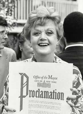 Angela Lansbury at Ed Koch Hosts Salute to Theater Week at Gracie - Old Photo